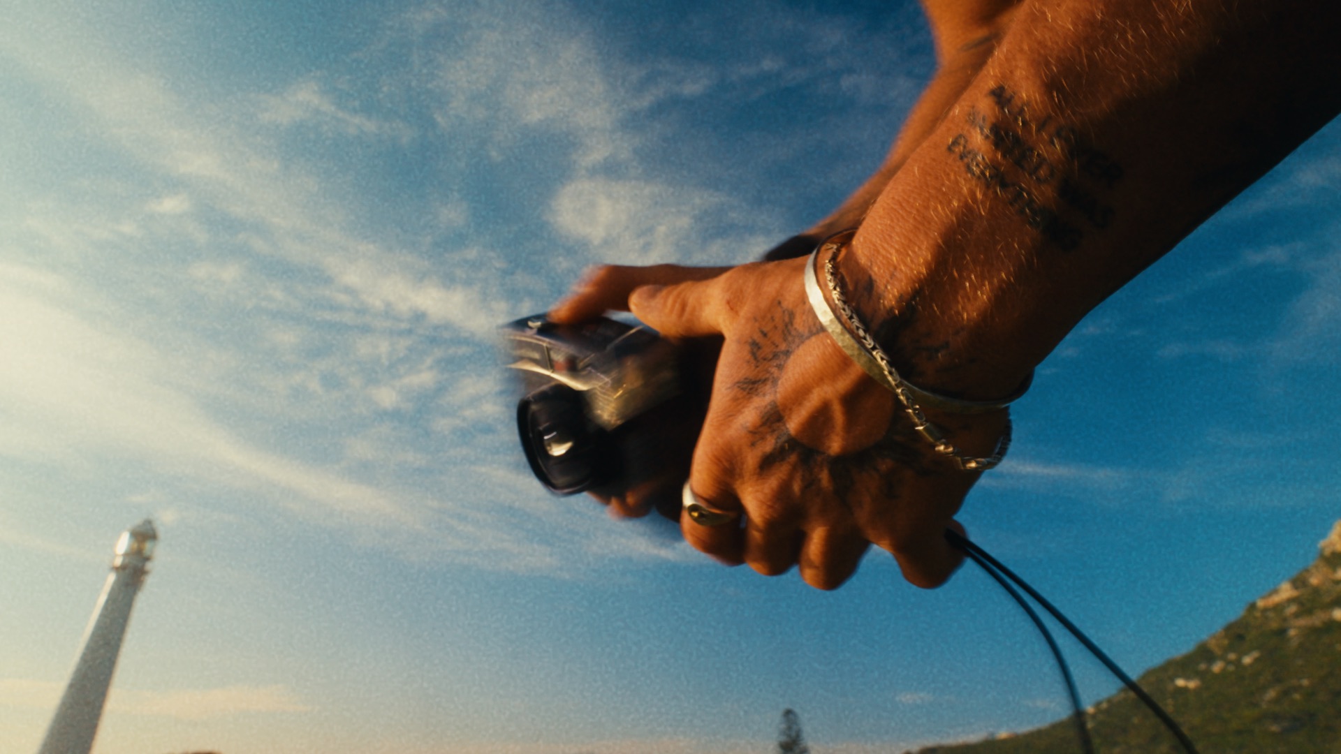 Camera in hand, graded
